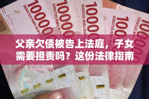 武汉父亲欠债被告上法庭，子女需要担责吗？这份法律指南必须看完