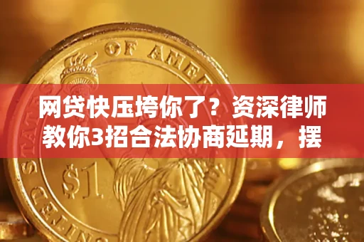 武汉网贷快压垮你了？资深律师教你3招合法协商延期，摆脱暴力催收！