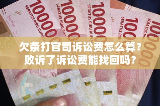 武汉欠条打官司诉讼费怎么算？败诉了诉讼费能找回吗？