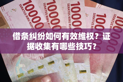 武汉借条纠纷如何有效维权？证据收集有哪些技巧？