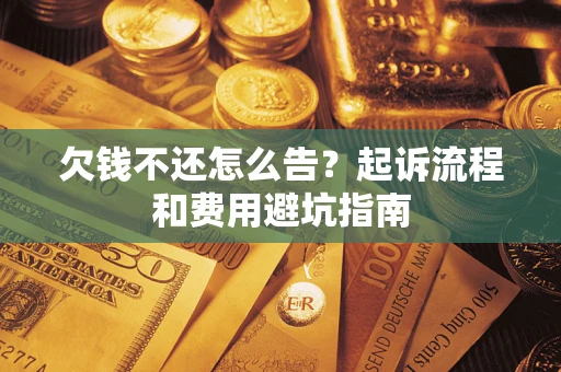 武汉欠钱不还怎么告？起诉流程和费用避坑指南