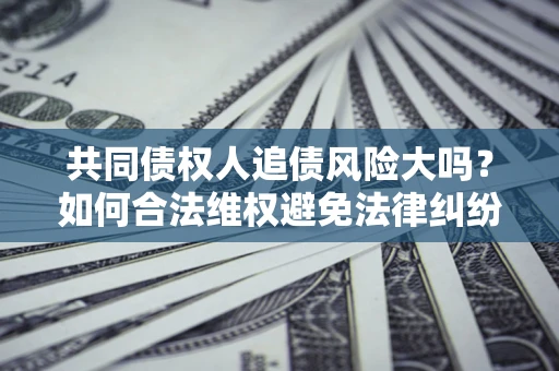 武汉共同债权人追债风险大吗？如何合法维权避免法律纠纷？