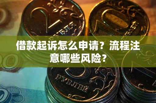 武汉借款起诉怎么申请？流程注意哪些风险？